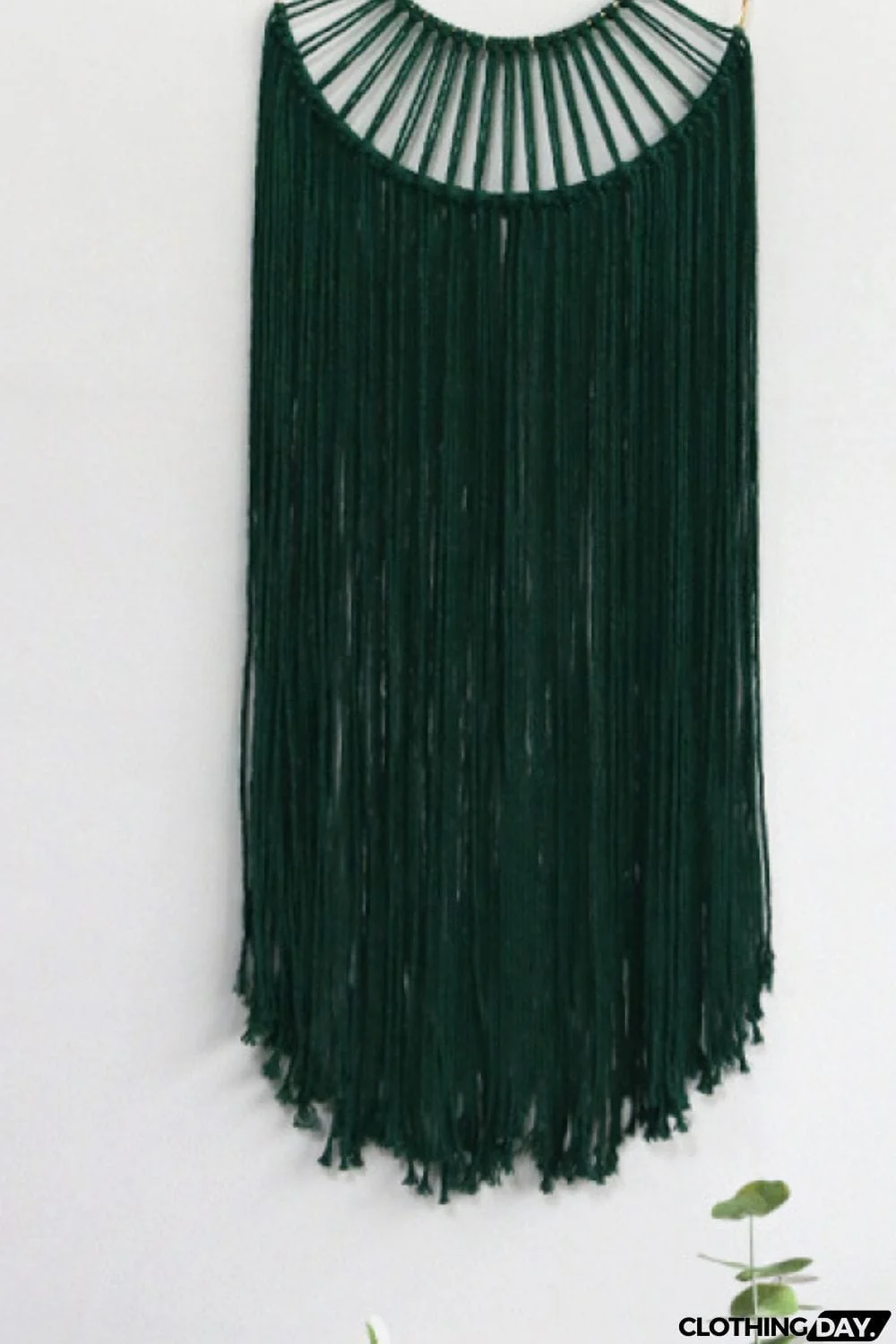 Hoop Fringe Macrame Wall Hanging