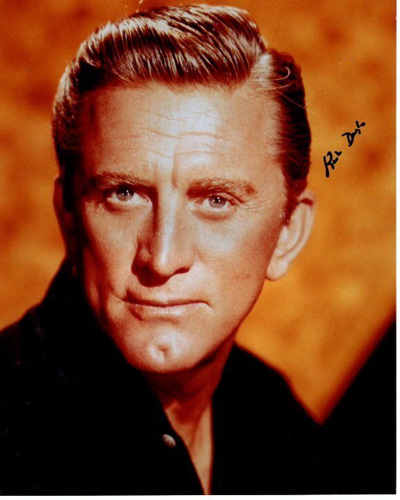 KIRK DOUGLAS signed autographed Photo Poster painting