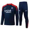 25/26 PSG Royal Blue Half-Zip Training Jacket Set