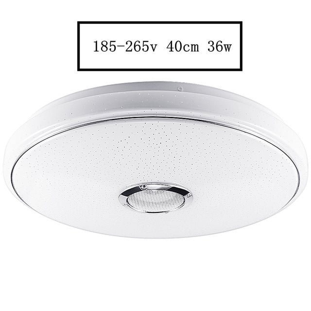 Smart Music LED Ceiling Lights RGB Dimmable APP Remote Control Modern Bluetooth ceiling+lights Bedroom Lamps 3светильник пот