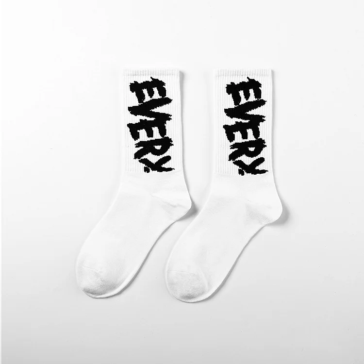 Basketball Men Socks Hip-hop Sports Socks Harajuku Cool Funny Socks at Hiphopee