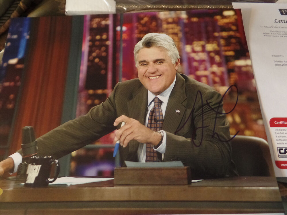 Jay Leno Autographed 11X14 Photo Poster painting  CAS  Certified