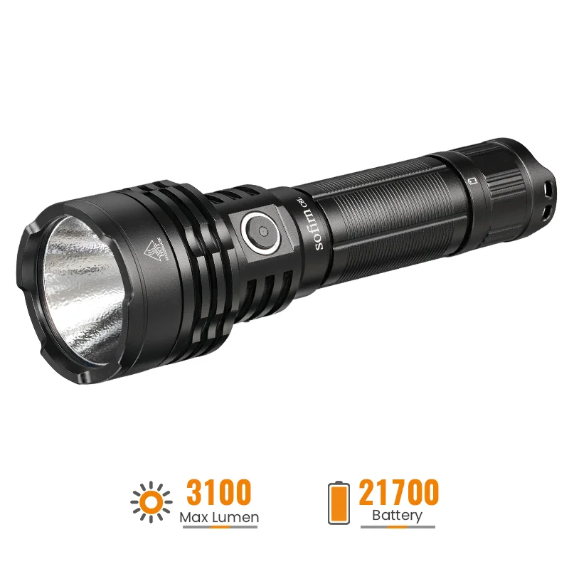Sofirn SC32 Mini Tactical Flashlight, Max 2000 Lumen Rechargeable