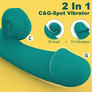 Moveable 10 Snail 10 Dildo Vibrating G Spot Snail Vibrator