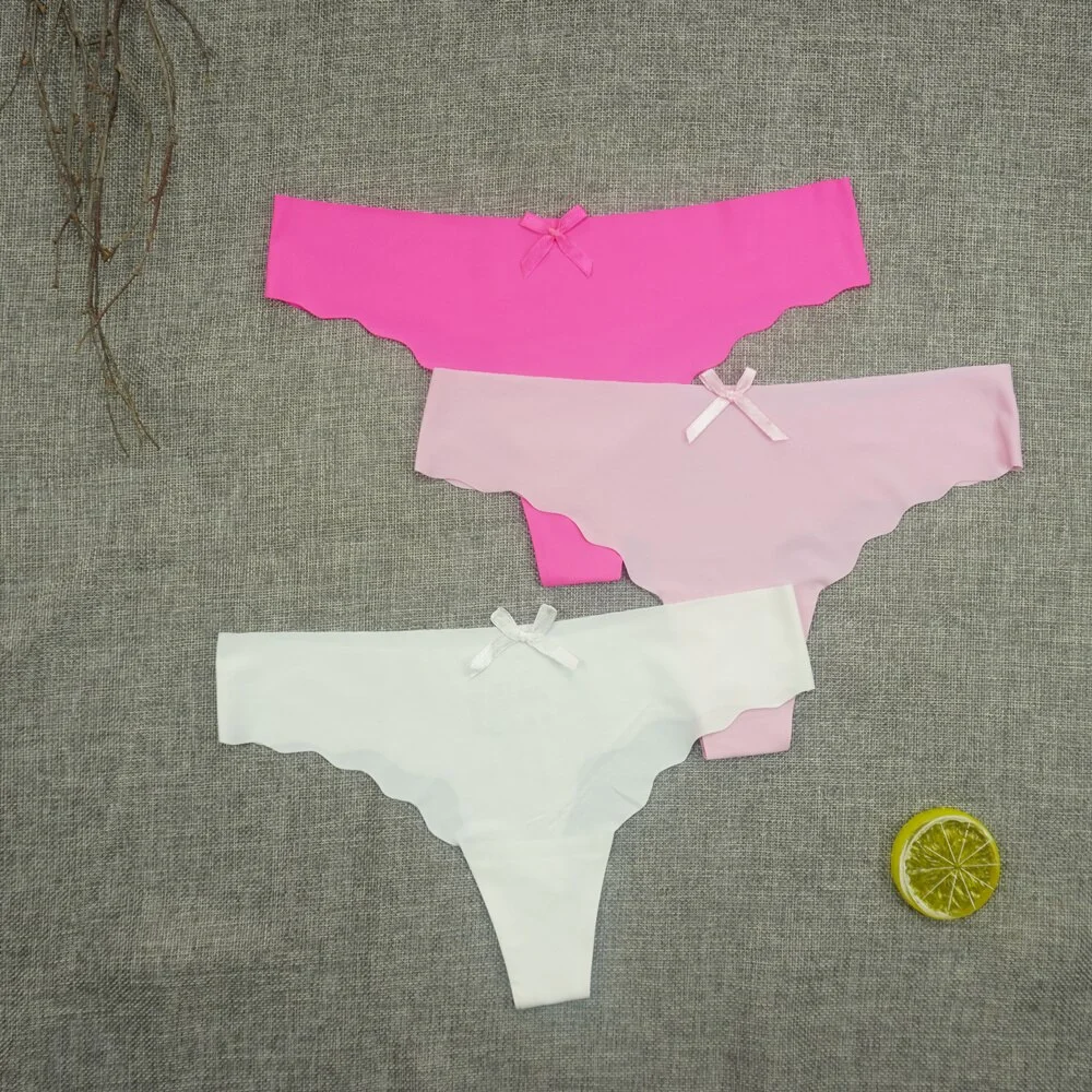 Billionm Plus Size Thong Femme Gstring Seamless Panties Sexy Pack Thongs Woman Low-rise Silk High Quality Panty Leopard S-4XL