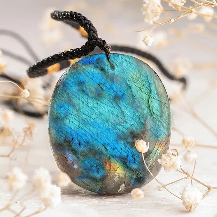 Empowering Labradorite Necklace-Random Shape