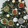 6pcs/set DIY Diamond Special Shape Pearl Art Hanging Wooden Christmas Tree Ornament Kit