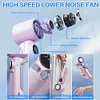 Portable Handheld Personal Turbo Fan USB Rechargeable Cooling Fan 100 Gear Speed