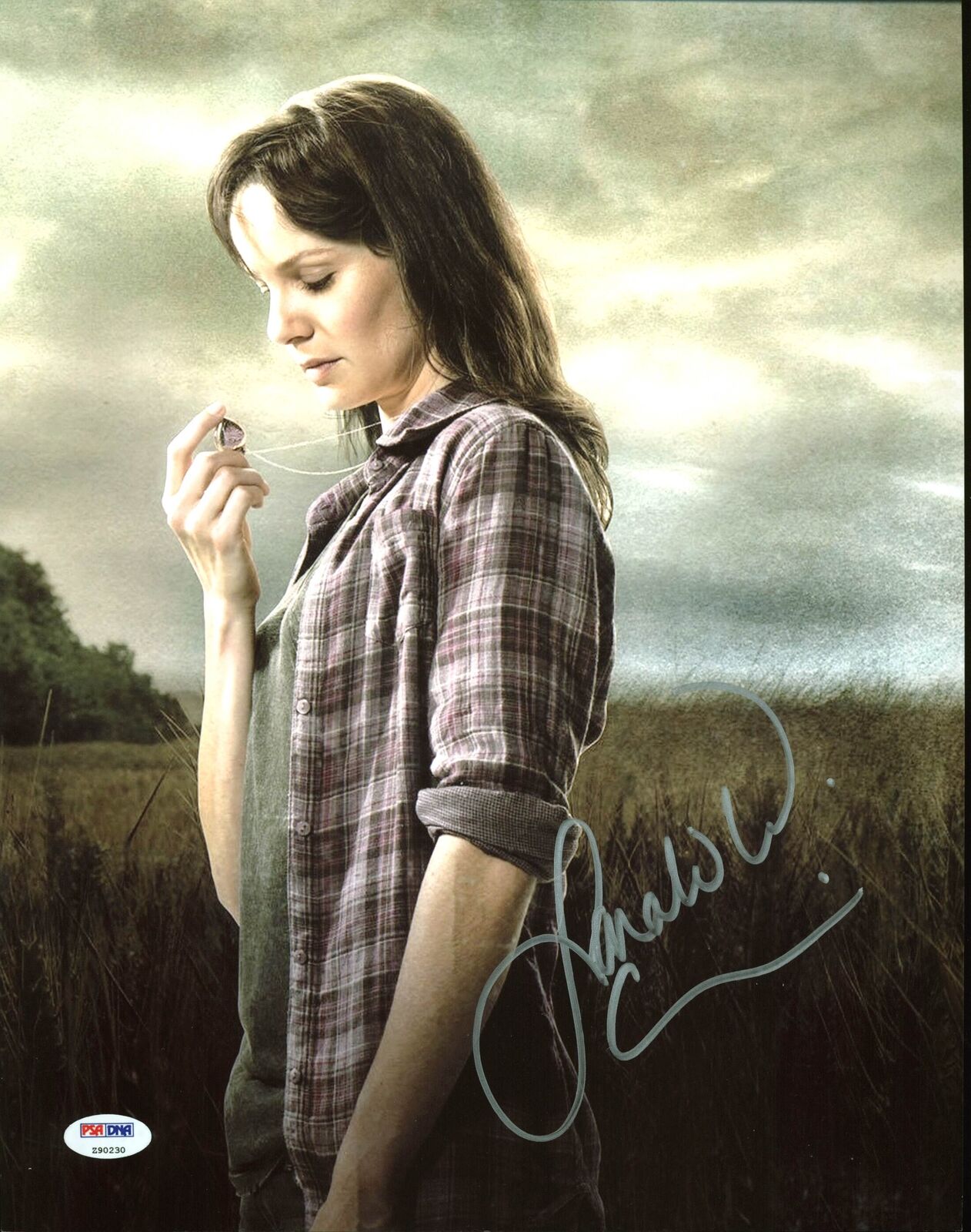 Sarah Wayne Callies The Walking Dead Authentic Signed 11X14 Photo Poster painting PSA #Z90230