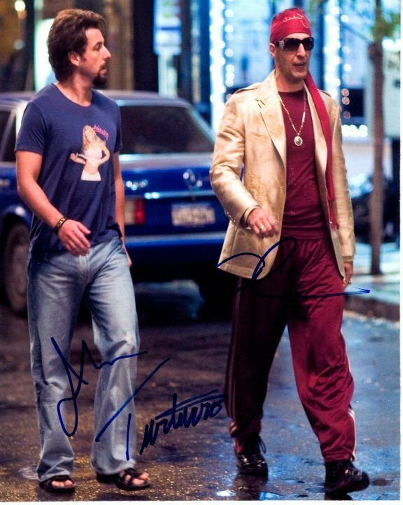 John turturro & adam sandler signed autographed zohan Photo Poster painting