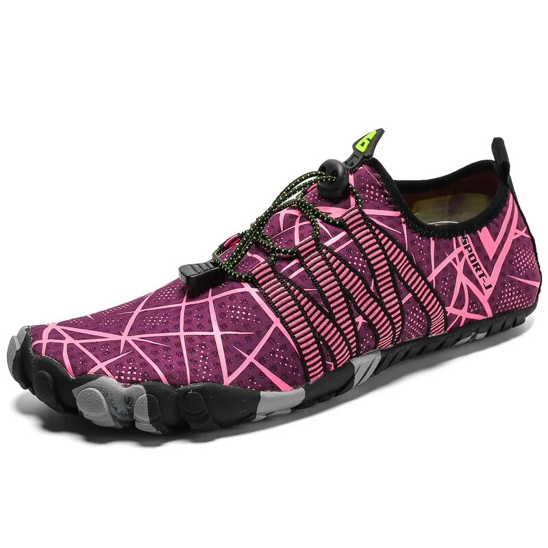 Men Water Aqua Shoes Women Five Toe Swimming Sneakers Barefoot Sandals Beach Hiking Shoes Unisex Breathable Quick Dry Footwear
