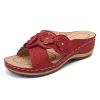 Women's comfortable flat round toe sandals