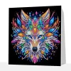 (Pre-Framed)Wolf-Special Shape Diamond Painting Kit(25x25cm)