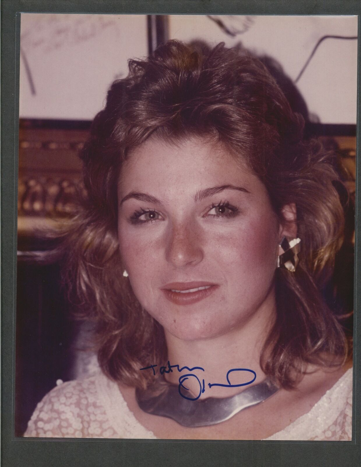 Tatum O'neal - Signed Autograph Color 8x10 Photo Poster painting - Little Darlings - Paper Moon