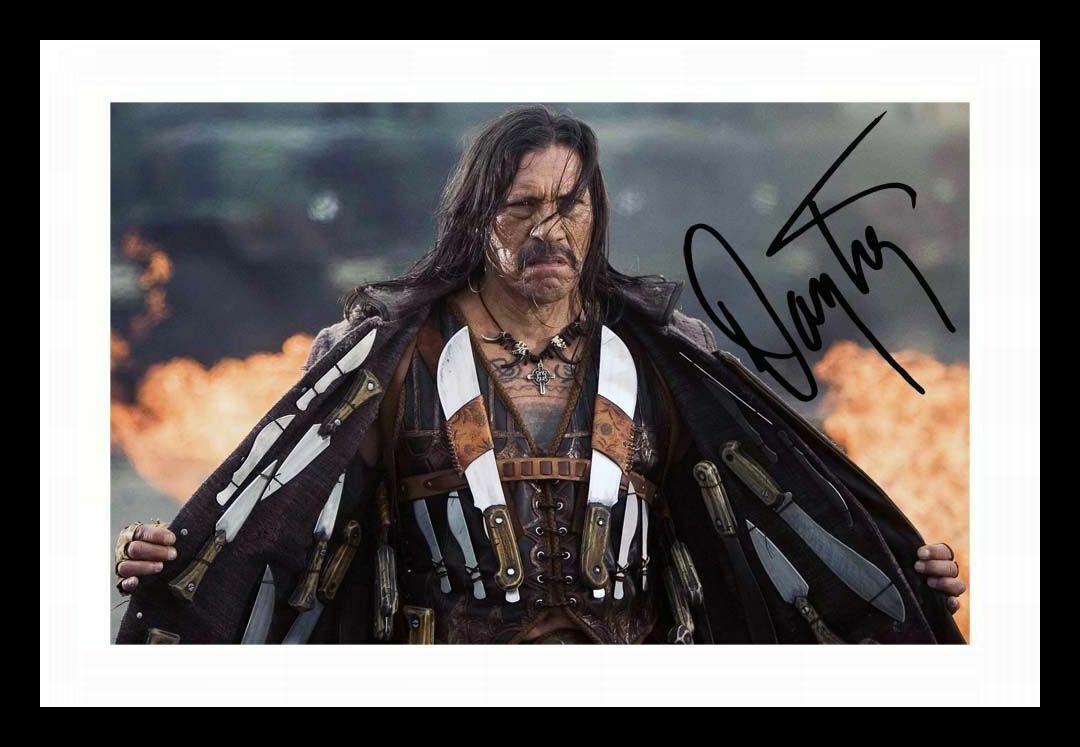 Danny Trejo Autograph Signed & Framed Photo Poster painting