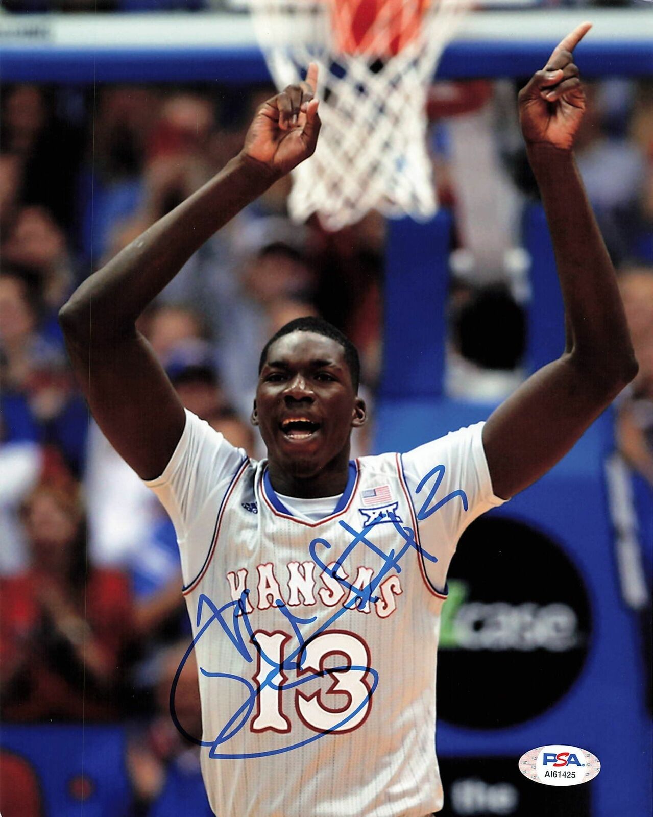 CHEICK DIALLO signed 8x10 Photo Poster painting PSA/DNA Kansas Jayhawks Autographed