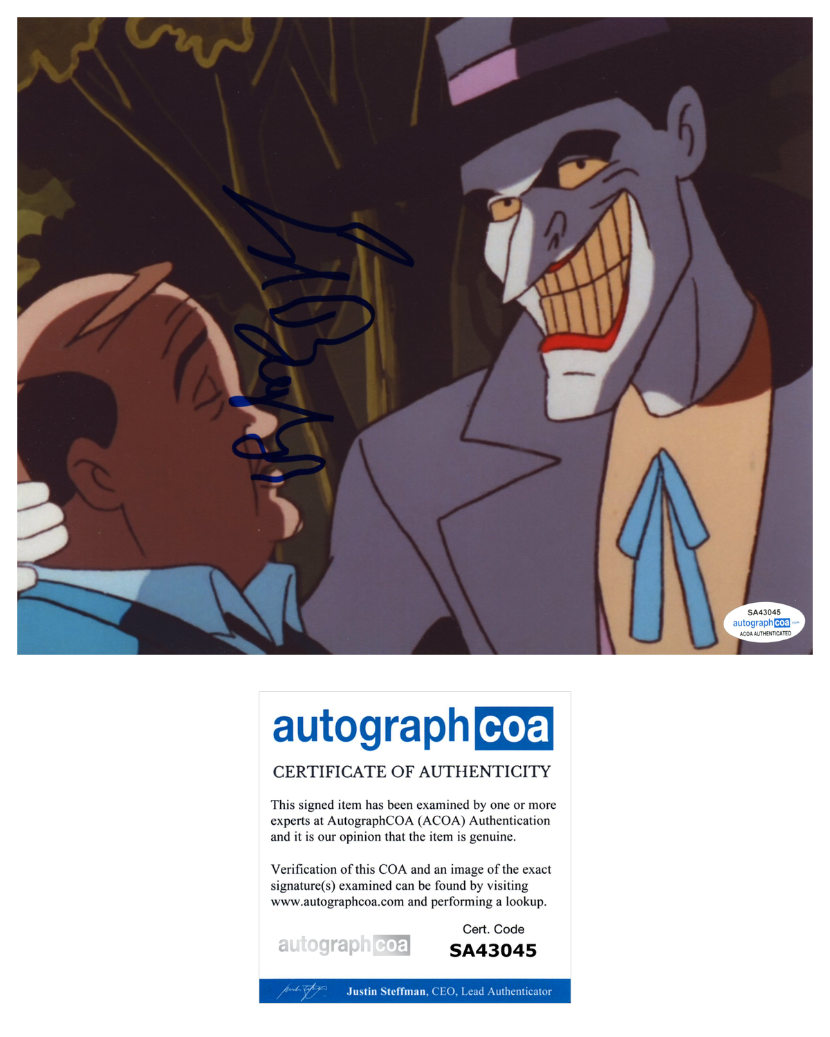 Ed Begley Jr Signed Autographed 8x10 Photo Poster painting Batman The Animated Series ACOA COA