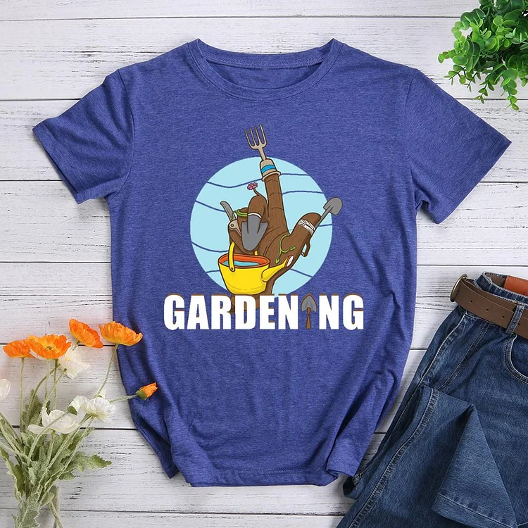 Gardening Round Neck T-shirt