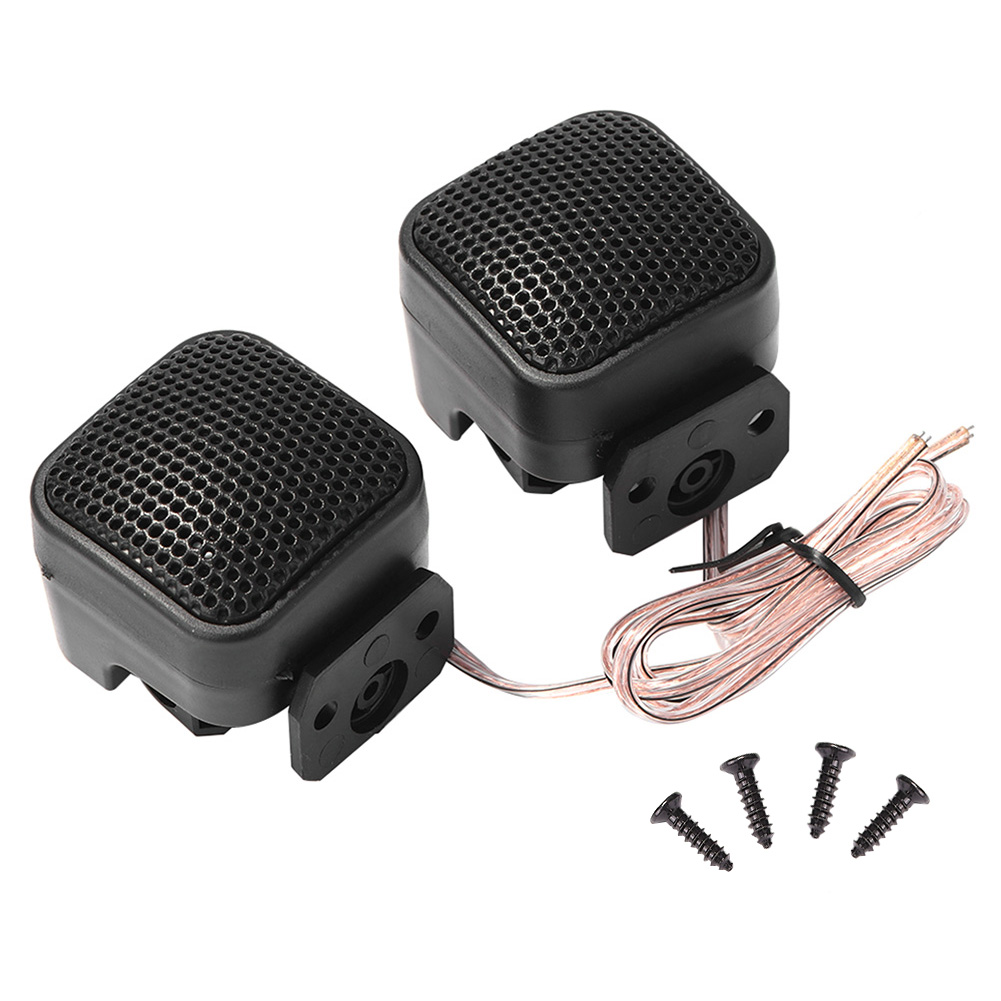 

Car Tweeters 500W Mini Square Treble Loudspeakers Car Audio Speakers 1 Pair, 501 Original