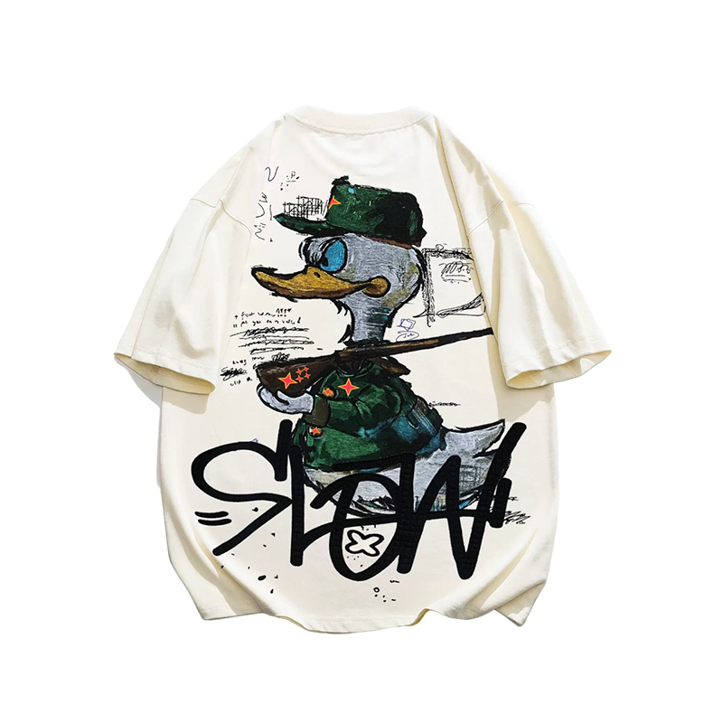 Cotton Short Sleeve |Loose Unisex T-shirt DANRRIO.COM DANRRIO
