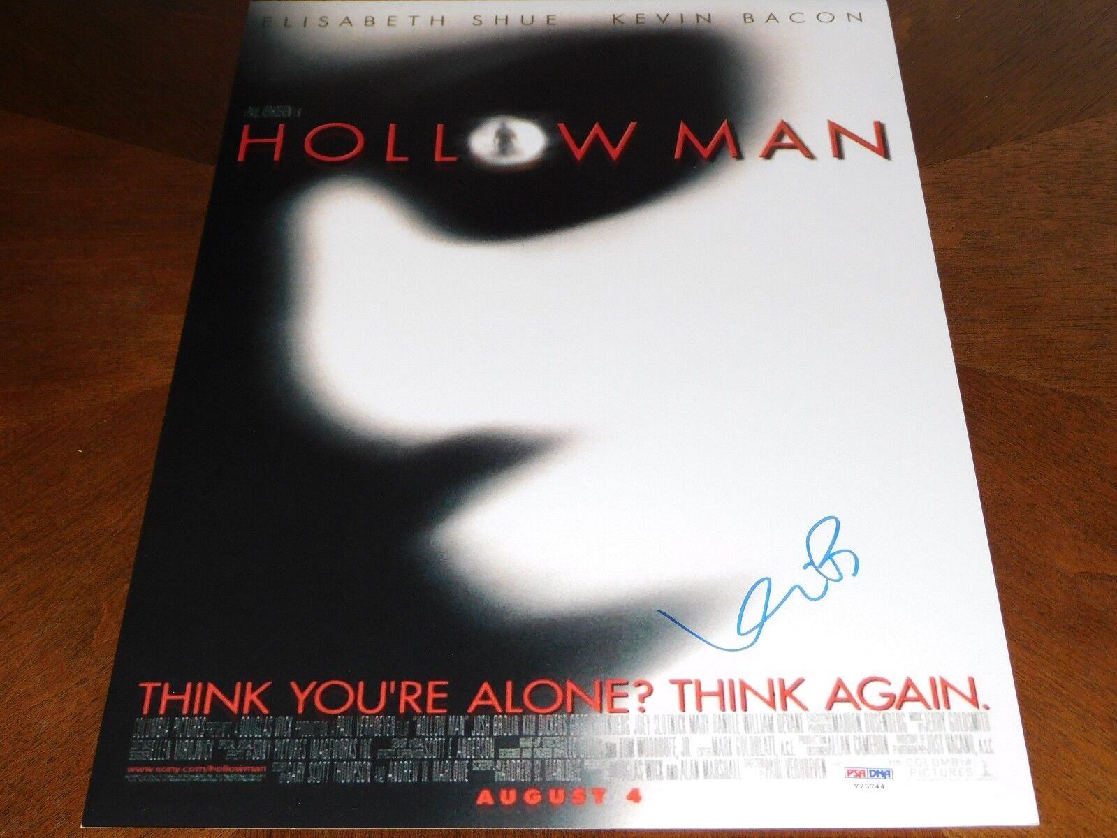 Kevin Bacon autographed 12x18 Photo Poster painting PSA/DNA COA Hollow Man 'Sebastian Caine'