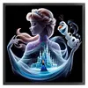 Silhouette Princess Elsa-11CT Stamped Cross Stitch 40*40cm/15.75*15.75in