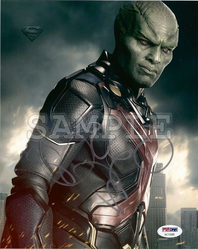 MARTIAN MANHUNTER Signed 8x10 Photo Poster painting RP -  Shipping!! Supergirl