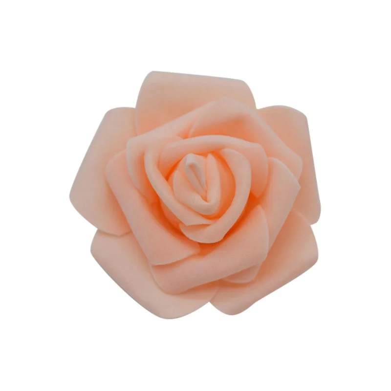 20pcs/lot Handmade 6cm Artificial Foam Roses PE Foam Rose Flower Head DIY For Wedding Home Festival Decorative Flowers scrapbook