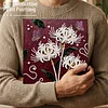 uk.everydayedeals DIY Pearl Painting With Frame - Handmade Self-Adhesive Pearls - Butterfly Flowers(25*25cm)