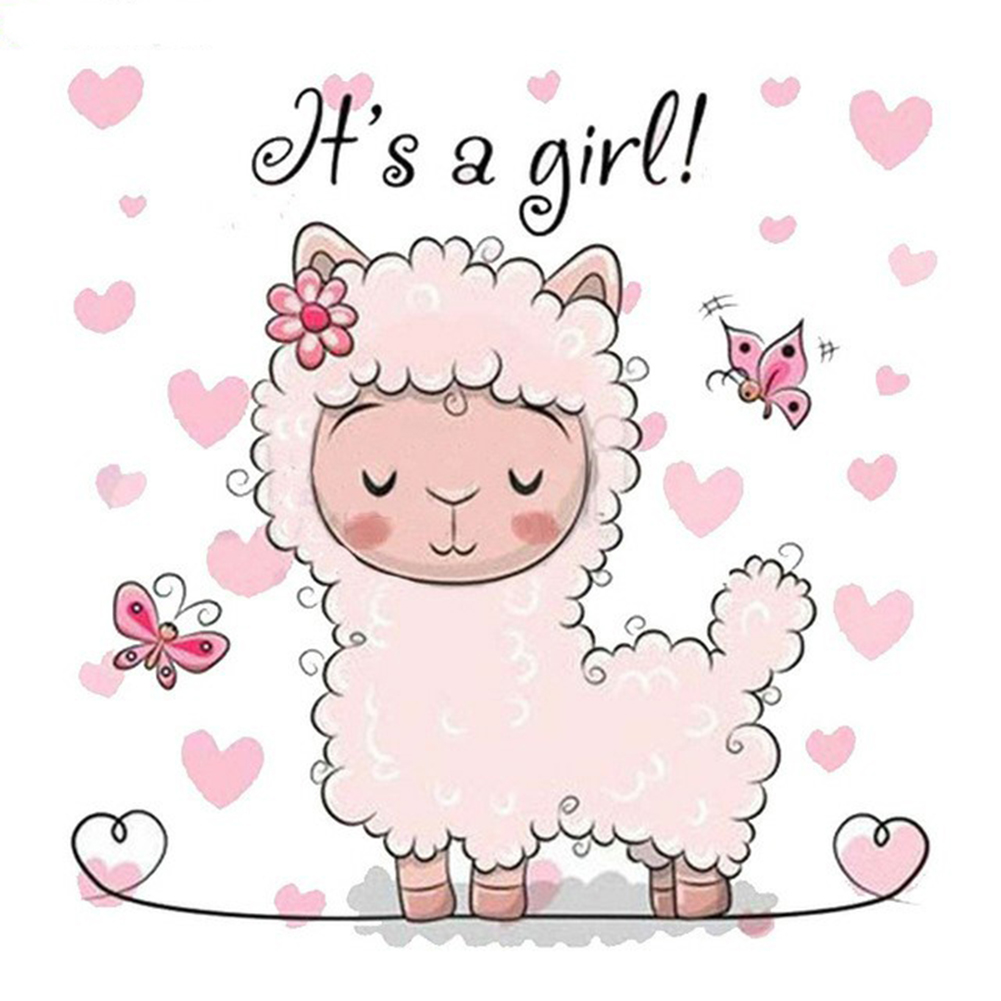 

Cartoon Sheep - Round Drill Diamond Painting - 40*40CM, 501 Original