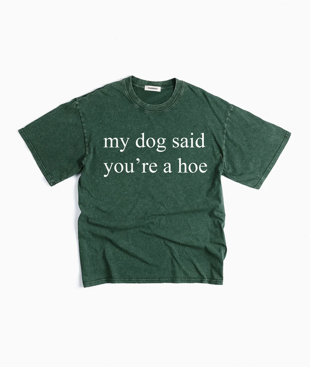 My Dog Said You're A Hoe Washed T-shirt