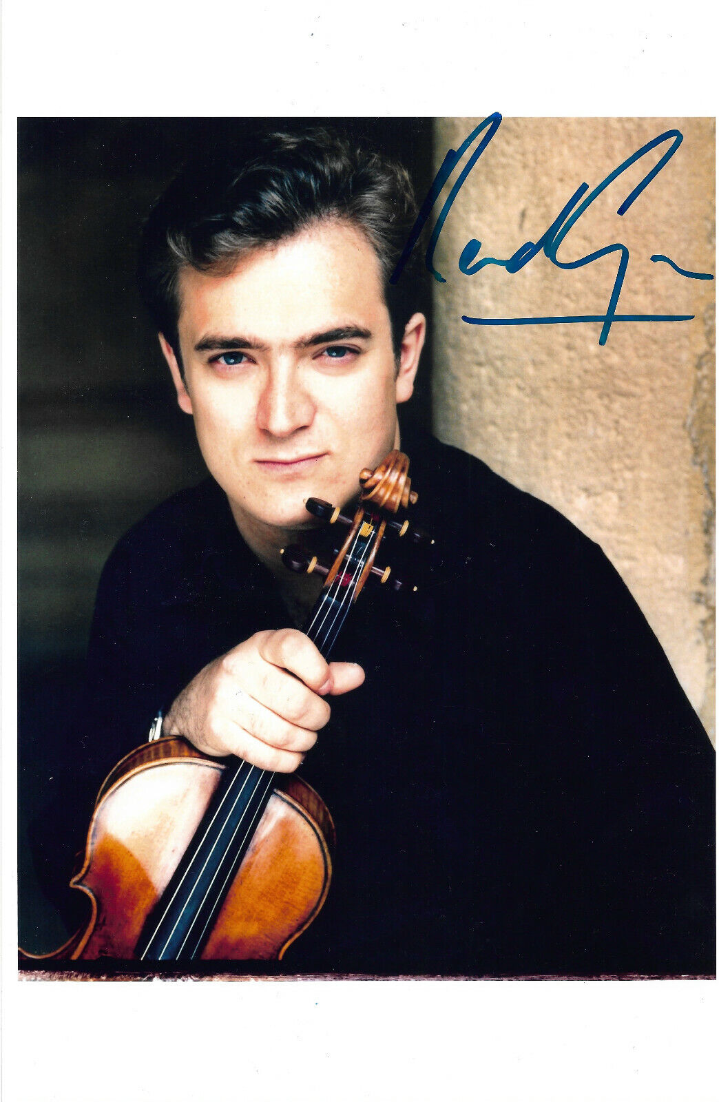 Renaud Capucon Violine signed 7x11 inch Photo Poster painting autograph