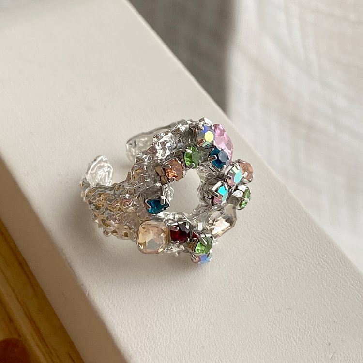 Niche Planet Micro-Set Transparent Tin Foil Ring KERENTILA