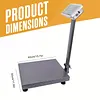 Foldable Floor Scale LCD Display Industrial Platform Scale for Pricing Warehouse