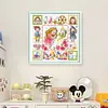 Sleeping Beauty-14CT Stamped Cross Stitch Egyptian Cotton 30*30cm/11.81*11.81in tapestrymarket