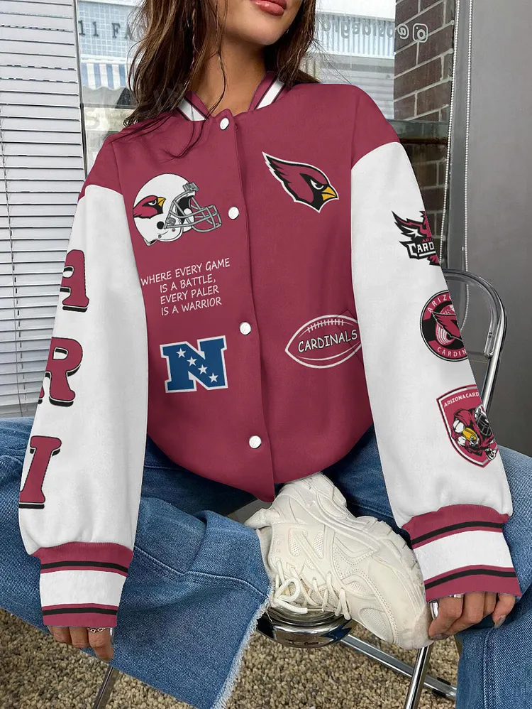 Arizona Cardinals  National Football League 2024 Make Your Mark Unisex Varsity Jacket