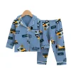 Kid Baby Boy Girl Casual Loose Soft Long Sleeve Pajamas