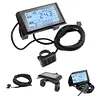 24V/36V/48V Electric Bicycle Speedometer LCD Display Intelligent Ebike Odometer