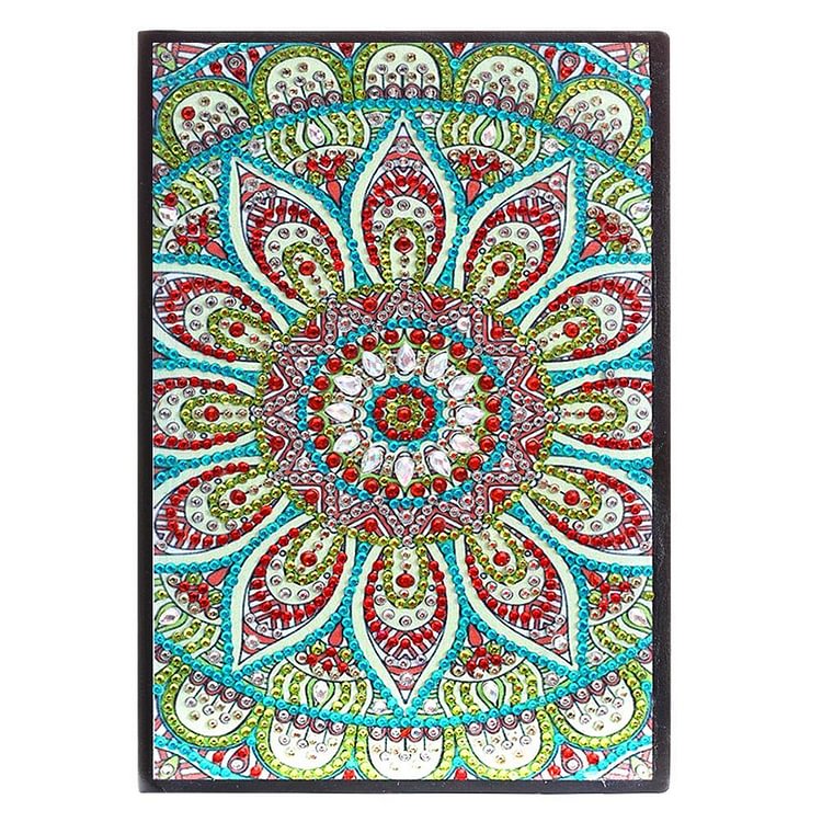 DIY Mandala Special Shaped Diamond Painting 50 Pages Sketchbook A5 Notebook gbfke