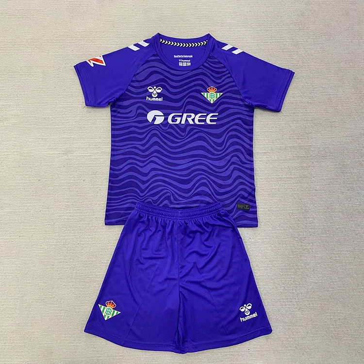 24/25 Betis Purple Goalkeeper Jersey - Kids Kit