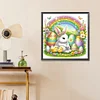 Diamond Painting -DIY Full Round Drill Easter Flower Bunny