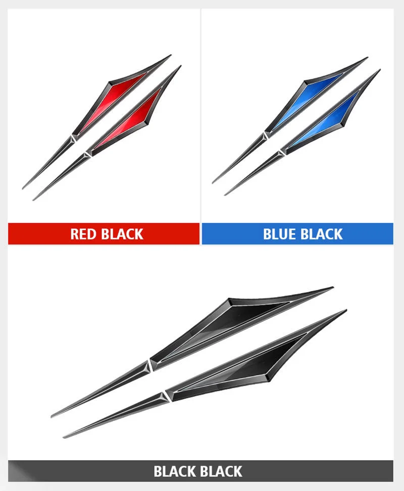 Car fender modification car logo metal sticker