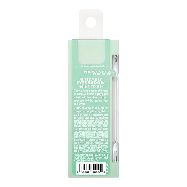 e.l.f. Mini Melt Eyeshadow, Pigment-packed, Eyeshadow Quad Featuring A Mix of Matte & Shimmer Shades, On-The-Go Size, Vegan & Cruelty-Free, Chocolate Mint Chocolate Mint 1 Pound (Pack of 1)