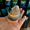 Handmade small gifts, creative refrigerator magnets, White City Lord of the Rings surrounding three-dimensional miniature scene ornaments