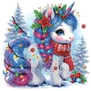 Christmas Unicorn - Crystal Rhinestone Diamond Painting