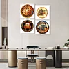 4pcs Diamond Painting -DIY Round Drill Autumn Pumpkin
