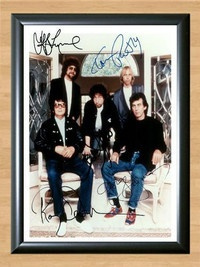 Bob Dylan George Harrison Roy Orbison Jeff Lynne Signed Autographed Photo Poster painting Poster Print Memorabilia A2 Size 16.5x23.4