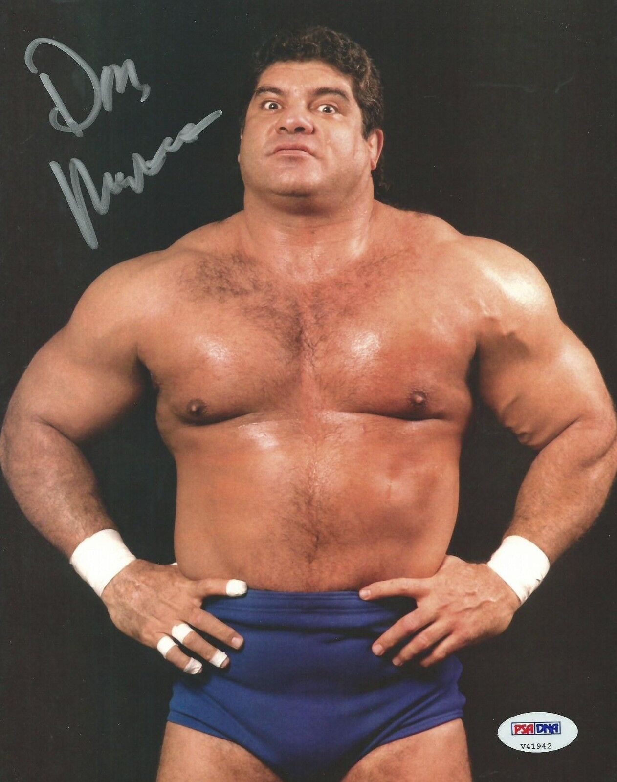 Don Muraco Signed WWE 8x10 Photo Poster painting PSA/DNA COA Picture Auto'd Magnificent The Rock