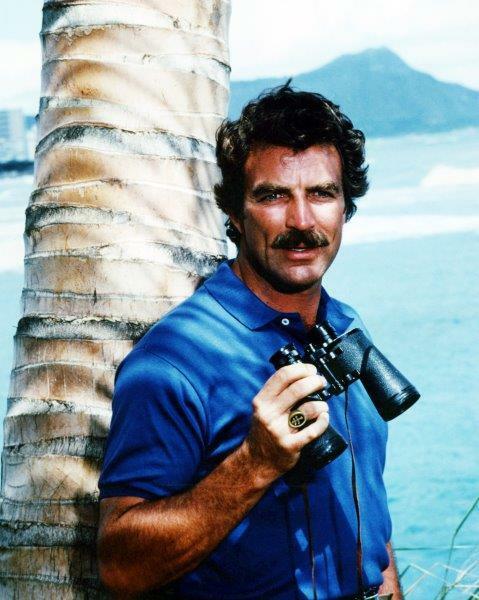 TOM SELLECK Magnum PI 8 x 10 Glossy Photo Poster painting P.I. Poster