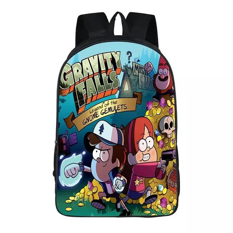 Anime Gravity Falls Mabel Pines Dipper Pines 2 Backpack School Sports Bag